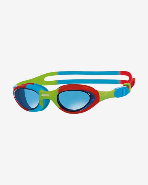 Gafas de natación Zoggs Super Seal azul verde rojo junior