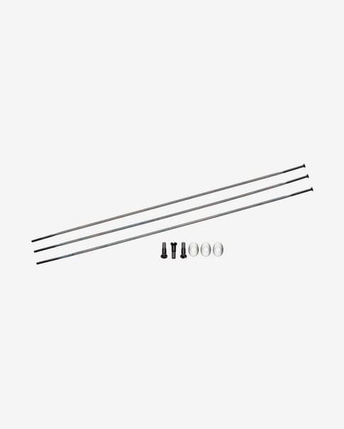 Ersatz Zipp Speichen für Rad 808 NDS 224mm schwarz (3 Stück)