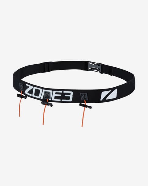 Cinturón portadorsal Zone3 Racebelt Gel Loops negro naranja