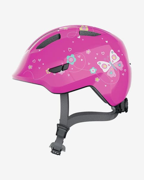 Casco Abus Smiley 3.0 rosa mariposa infantil