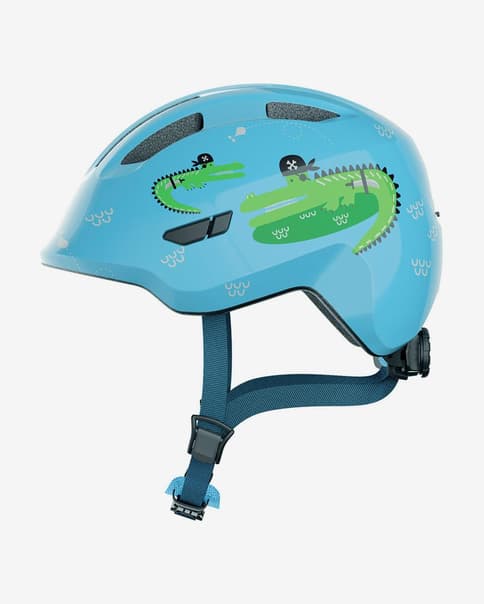 Casco Abus Smiley 3.0 azul cocodrilo infantil