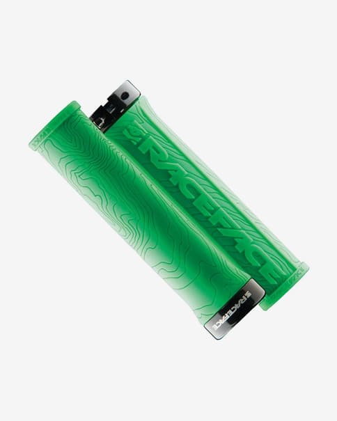 Puños Race Face Half Nelson Single Lock On verde