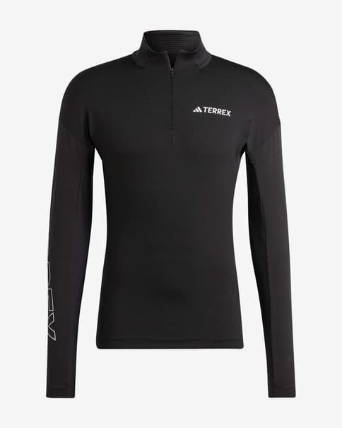 Camiseta interior adidas Terrex Xperior Half Zip manga larga negro puro