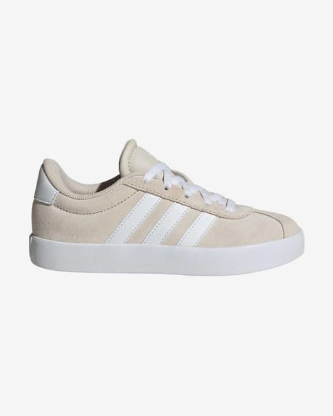 Zapatillas adidas VL Court 3.0 beige blanco infantil
