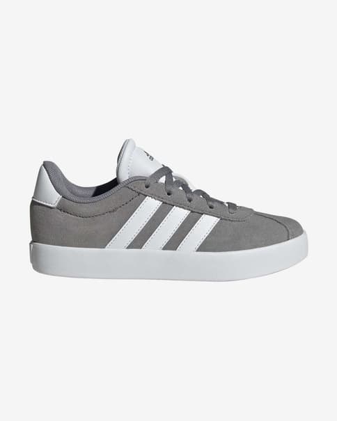 Zapatillas adidas VL Court 3.0 gris blanco infantil