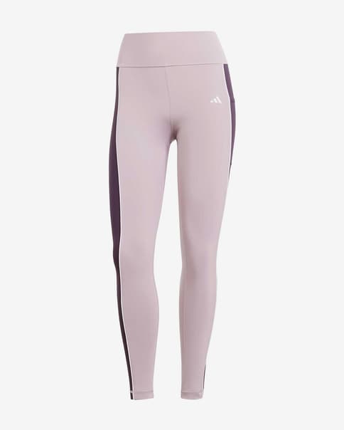 Malla larga adidas 7/8 Optime Colorblock lila mujer