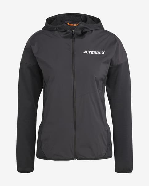 Forro polar adidas Terrex Xperior Climawarm+ Wind negro puro mujer