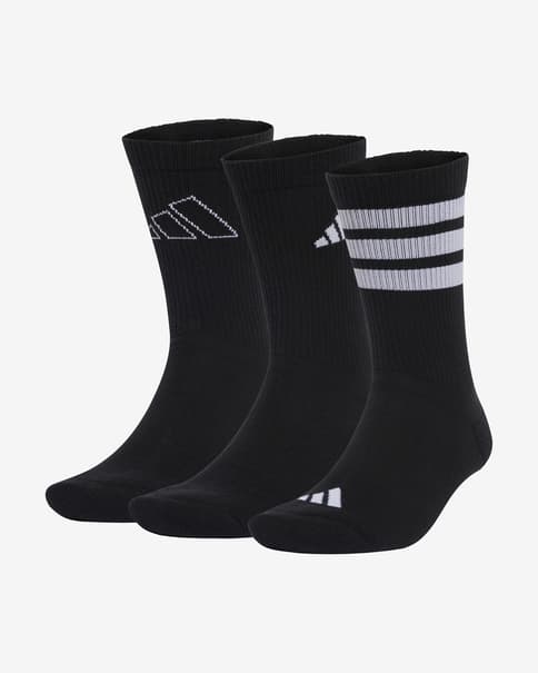 Calcetines adidas Logo negro puro blanco (3 pares)