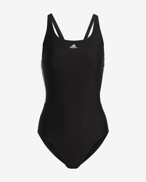 Bañador adidas Mid 3S negro blanco mujer