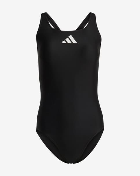 Bañador adidas 3 Bar Logo negro blanco mujer