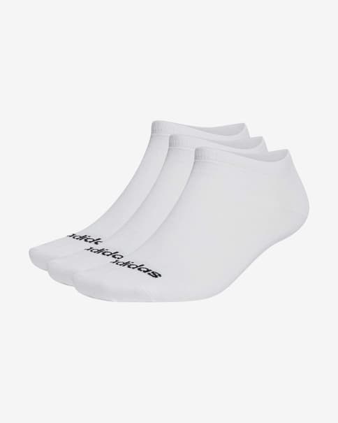 Calcetines adidas Thin Linear blanco negro (3 pares) 