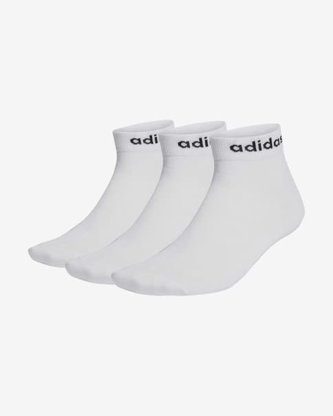 Calcetines adidas Think Linear blanco puro negro (3 pares)