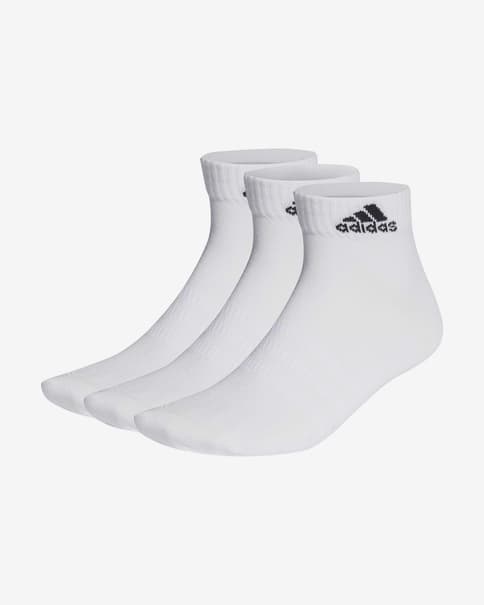 Calcetines adidas Thin and Light blanco puro negro (3 pares)