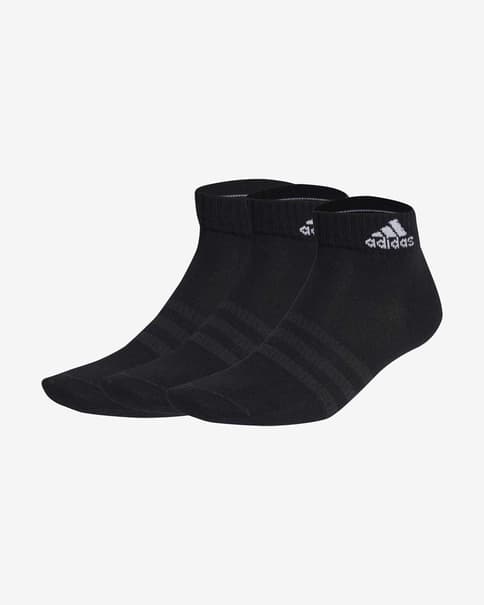 Calcetines adidas Thin and Light negro blanco puro (3 pares)