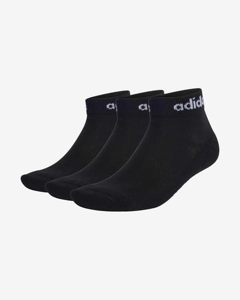 Calcetines adidas Think Linear negro intenso blanco (3 pares)