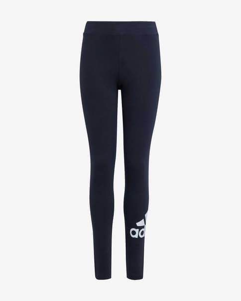 Malla larga adidas Essentials Big Logo Cotton negro blanco junior