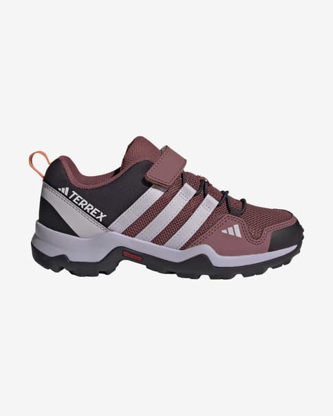 Zapatillas adidas Terrex AX2R Hook-and-Loop Hiking rosa gris negro infantil