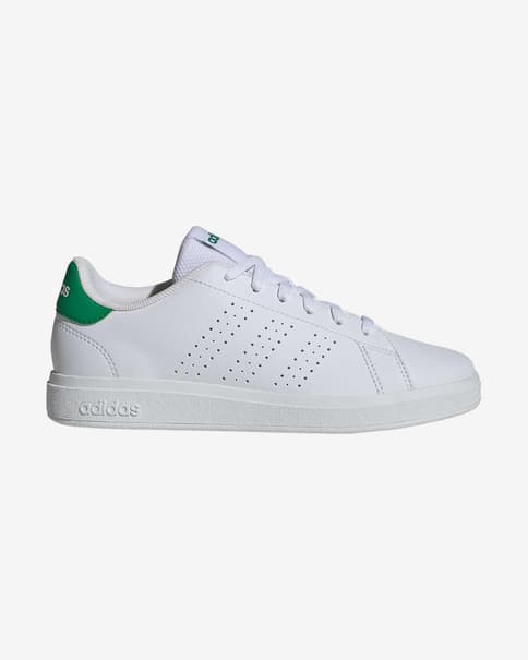Zapatillas adidas Advantage Base 2.0 blanco puro verde junior