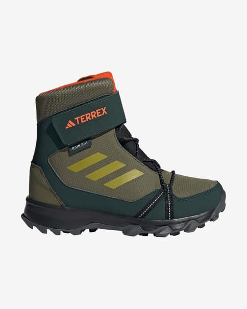 Botas adidas Terrex Snow Hook-And-Loop COLD.RDY Winter verde caqui negro infantil