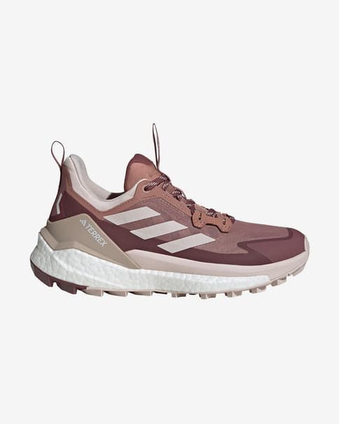 Zapatillas adidas Terrex Free Hiker 2 Low rojo oscuro blanco puro mujer