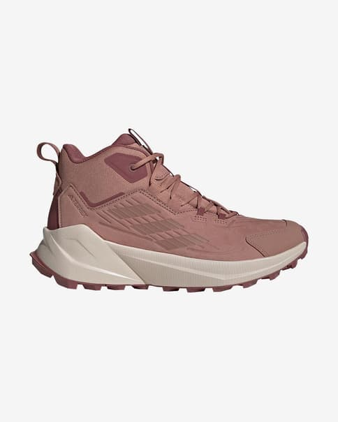 Botas adidas Terrex Trailmaker 2.0 Leather Hiking rojo oscuro blanco mujer