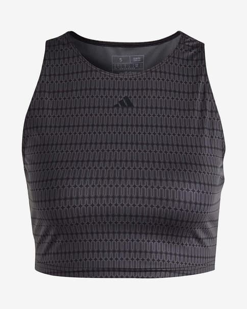 Sujetador adidas Yoga Studio Print negro