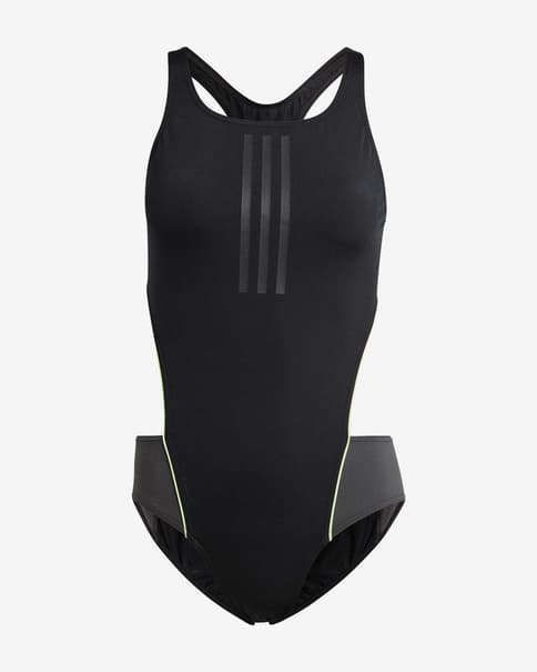 Bañador adidas Extra-Long-Life 3 bandas negro puro mujer