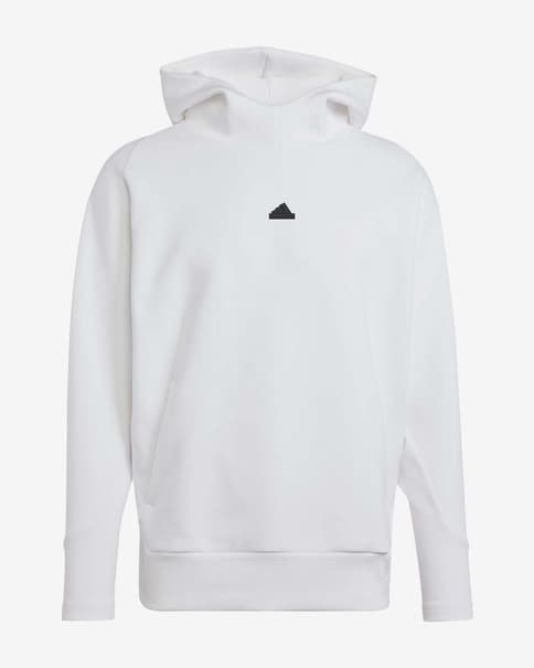 Sudadera con capucha adidas Z.N.E. Overhead blanco puro mujer