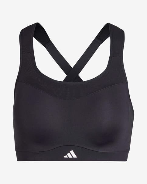 Sujetador adidas TLRD Impact Training High-Support negro blanco