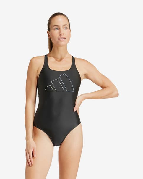 Bañador adidas Big Bars negro mujer