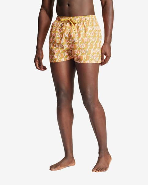 Calções de banho adidas Farm Rio CLX 3-Stripes laranja