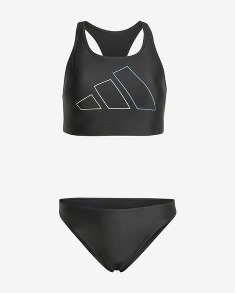 Bikini adidas Big Bars negro puro mujer