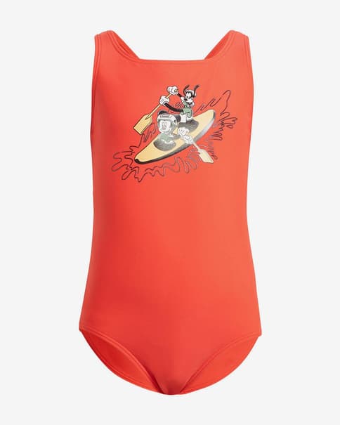 Bañador adidas x Disney Mickey and Friends rojo niña