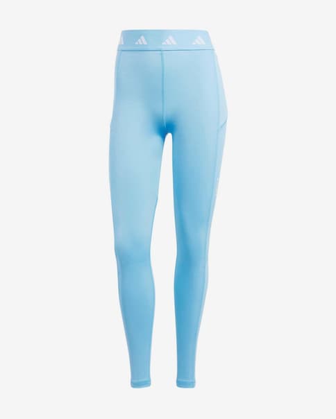 Malla larga adidas Techfit Stash Pocket azul claro mujer