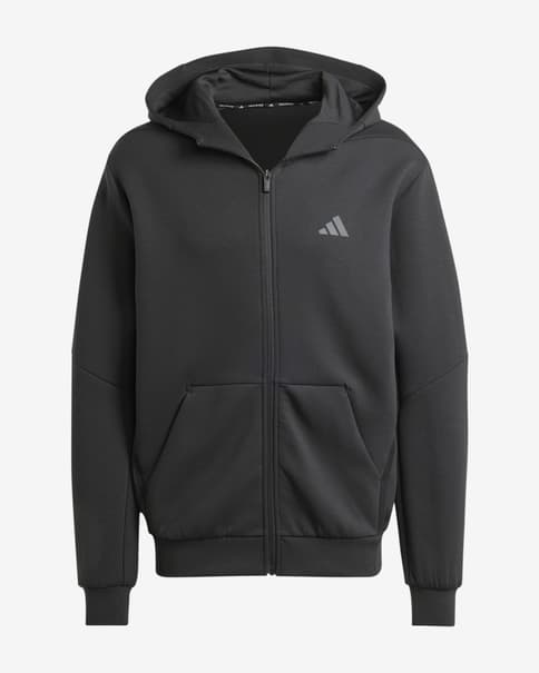 Chaqueta con capucha adidas Designed 4 Training Full-Zip negro puro