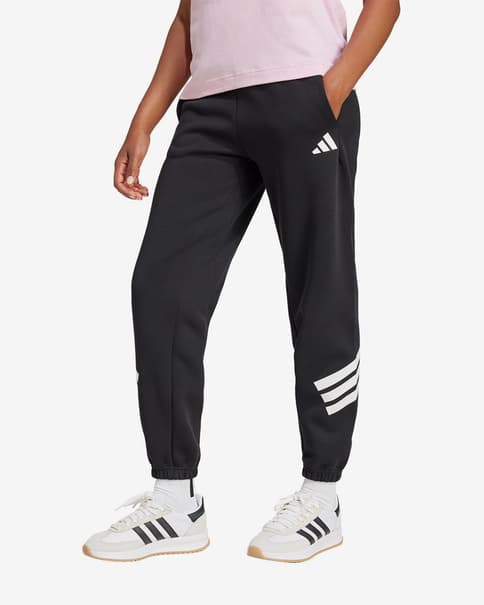 Pantalón largo adidas Future Icons 3 Stripes negro puro mujer