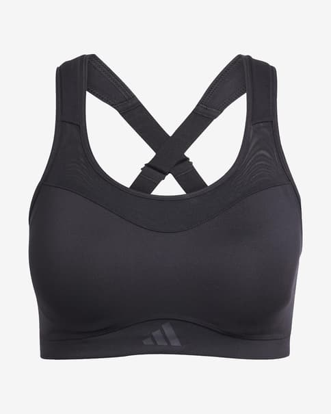 Sujetador adidas TLRD Impact Training High Support negro gris