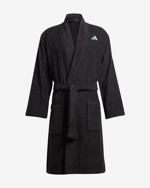 Albornoz adidas Logo negro puro