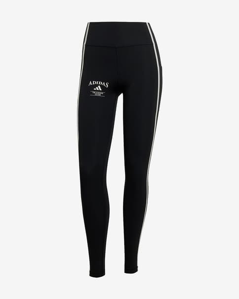 Malla larga adidas Optime Heritage negro puro blanco mujer