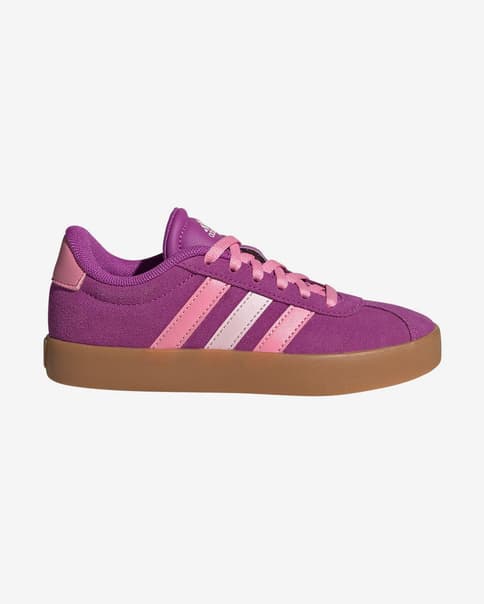 Zapatillas adidas VL Court 3.0 rosa intenso marrón infantil