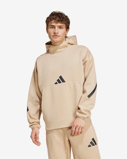 Sudadera con capucha adidas Z.N.E. New beige negro
