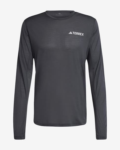 Camiseta adidas Terrex Xperior Climacool+ manga larga gris oscuro