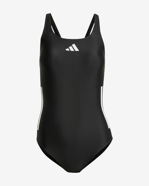 Bañador adidas C-Back 3 bandas negro puro mujer