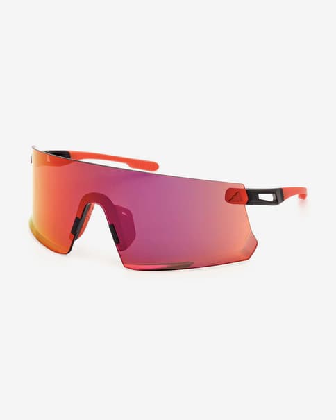 Gafas adidas Dunamis Sport SP0090 negro rojo lente espejada rojo