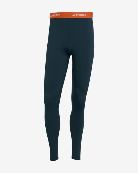 Malla larga adidas Multi Synthetic Base Layer azul oscuro naranja