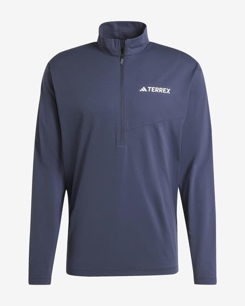Camiseta adidas Terrex Multi Climacool Half Zip manga larga azul marino