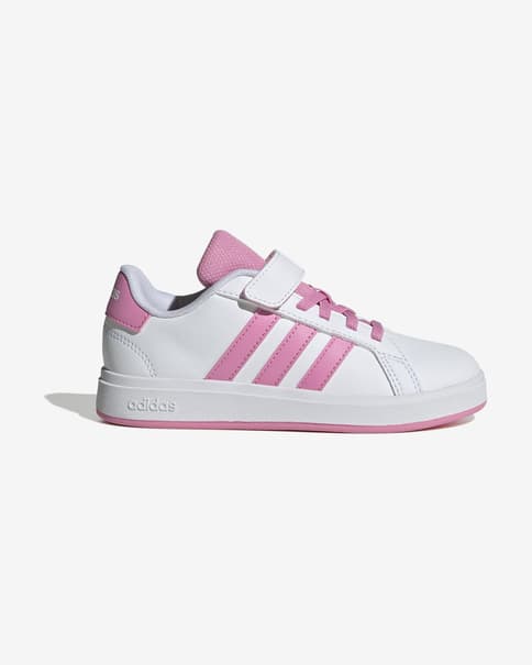 Zapatillas adidas Grand Court 2.0 blanco rosa brillante infantil