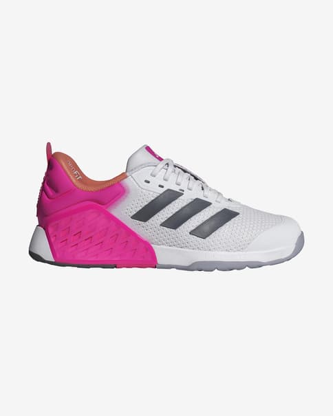 Scarpe adidas Dropset 3 bianco rosa nero donna