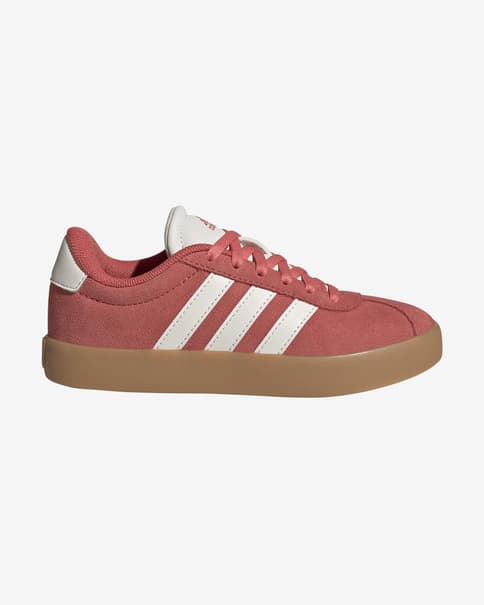 Zapatillas adidas VL Court 3.0 rosa oscuro blanco infantil