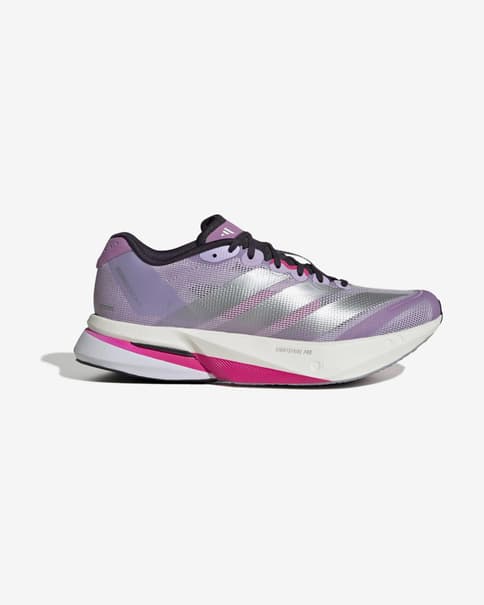 Zapatillas adidas Adizero Boston 13 lila gris negro mujer